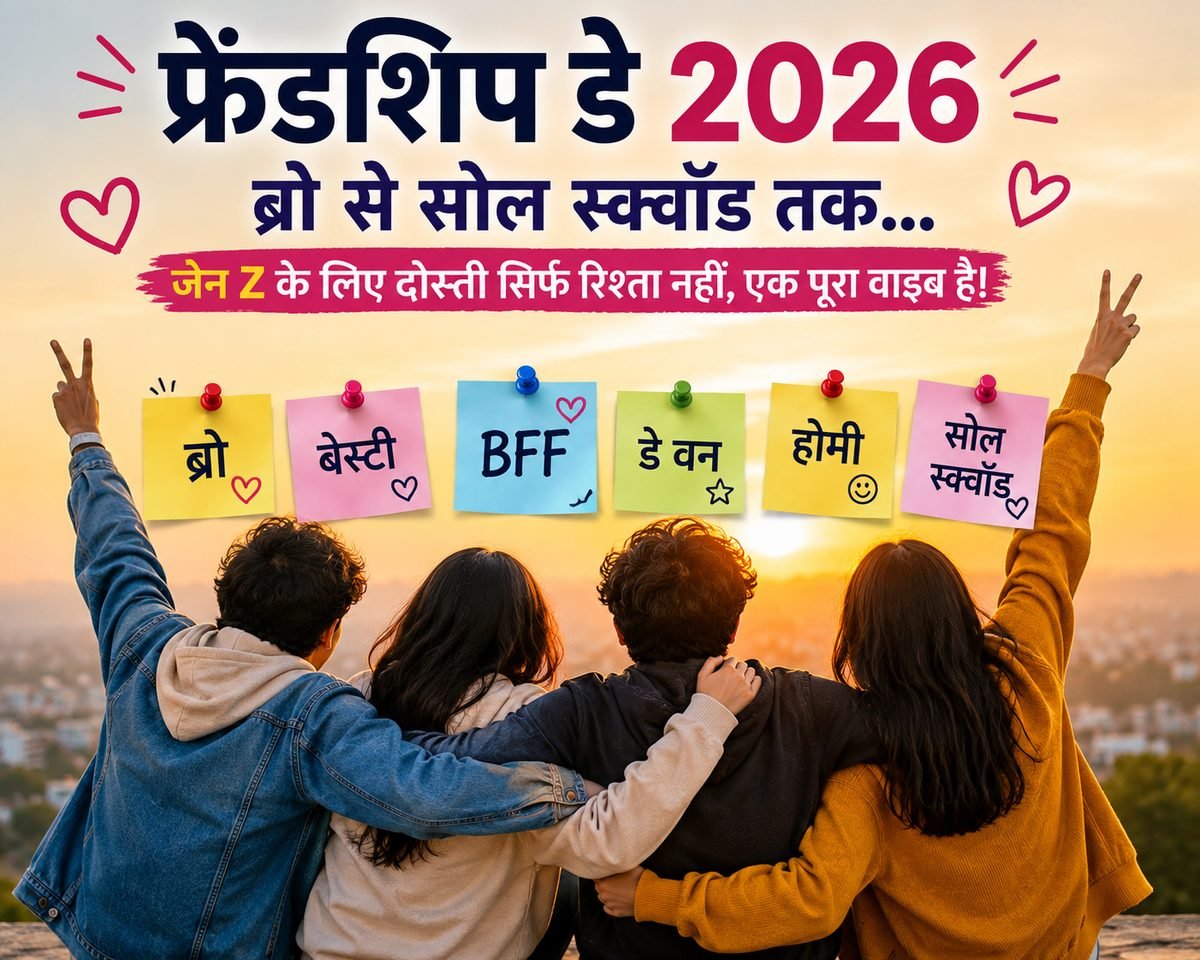 Friendship Day 2026: ‘ब्रो’ बेस्टी से ‘सोल स्क्वॉड’ तक… जेन जी के लिए दोस्ती अब सिर्फ रिश्ता नहीं, पूरा वाइब है